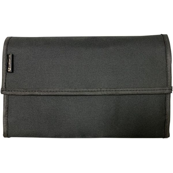 Пенал для скетчмаркеров LAMARK_Черный, на 24 предмета, текстиль, на липучке, карман снаружи   Акция!