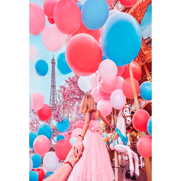 Алмазная живопись 30*40 см, холст, без подрамника, полное заполн., РЫЖИЙ КОТ Следуй за мной 