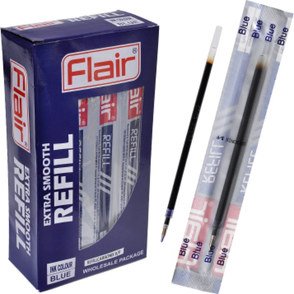 Стержень шариковый, синий, 131 мм, 0.7 мм "игла", масл. осн., инд./уп, Flair CARBONIX Стержень шариковый, синий, 131 мм, 0.7 мм "игла", масл. осн., инд./уп, Flair CARBONIX