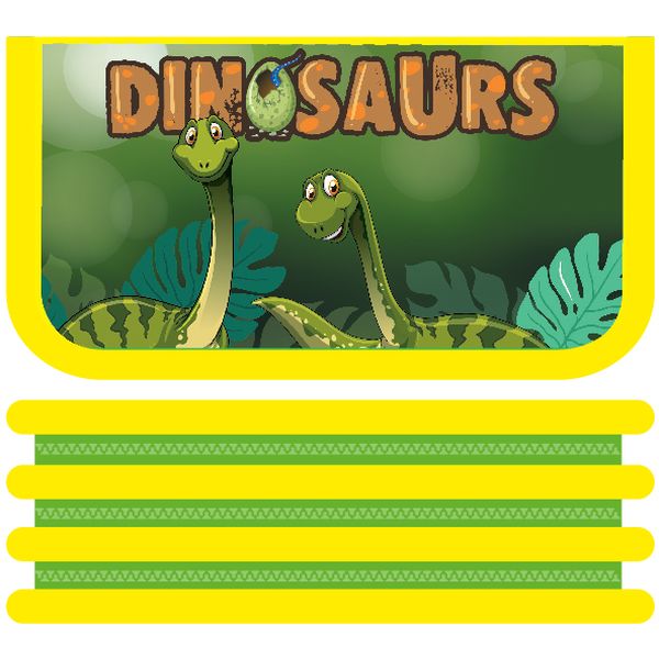 Пенал 3 отд., на молнии, 190*105*60 мм, металлизир. картон, ПЧЕЛКА Веселые друзья