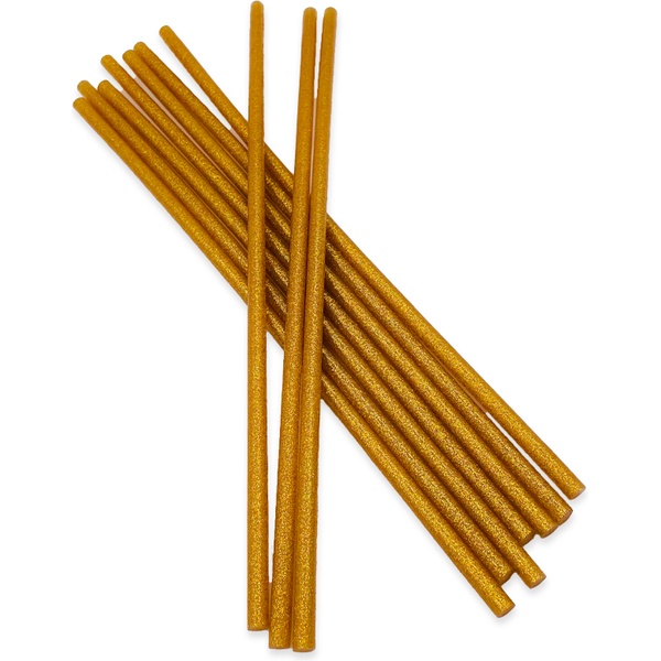 Стержень клеевой для термопистолета, Ø 7 мм, Д 300 мм, золотой, VIKEY (1 шт.)