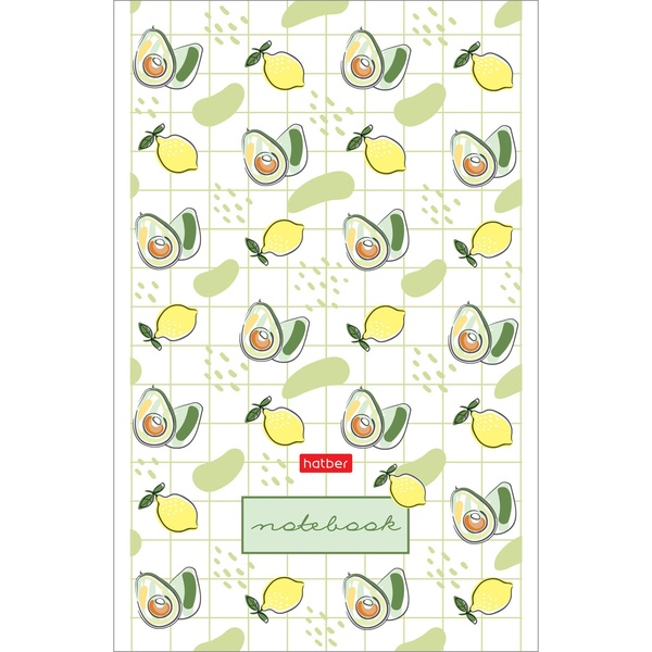 Блокнот на скобе А5, 80 л., клетка, 60 г/м2, Hatber Нежная фантазия   Акция!