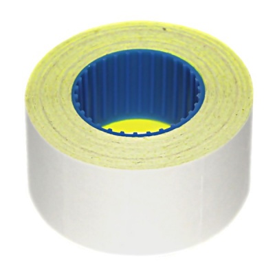 Этикет-лента, 26 (25)*16 мм, 500 шт., желтая  Акция!