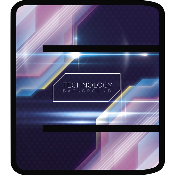 Папка для труда А4, на молнии (с 3-х сторон), PP, прозр., цв. отк. планка, ПЧЕЛКА Абстракция