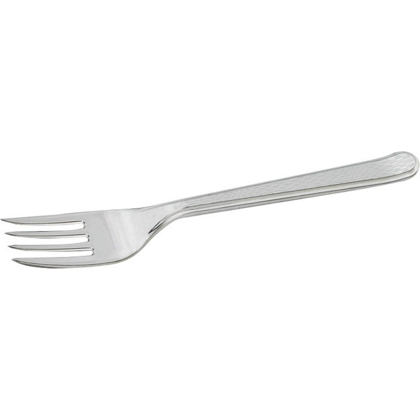 Вилка столовая PS, 17 см, прозрачная, ЛЮКС (100 шт.) Акция!