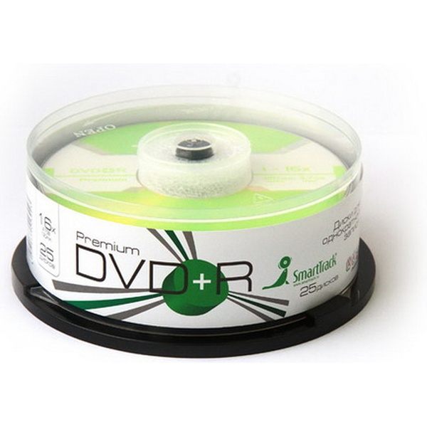 Диск Smart Track DVD+R 4.7GB 16x 25 шт. Cake Box
