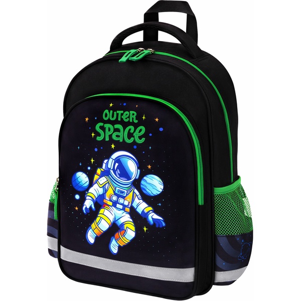 Рюкзак ПИФАГОР SCHOOL, 1 отделение, 3 кармана, «Outer space», 38×28×14 см