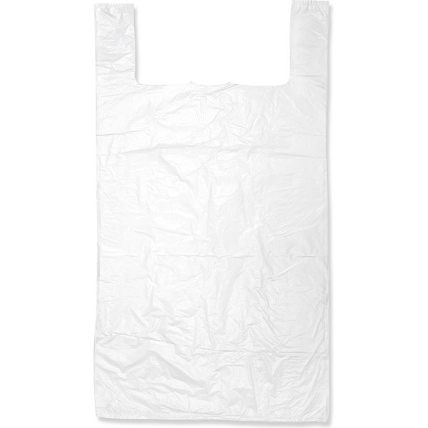 Пакет-майка 42*75*20 см, 15 кг, ПНД 15 мкм, белый (100 шт.)