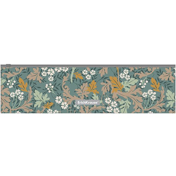 Папка-конверт на zip-молнии, 230*70 мм, PP 160 мкм, полупрозрачная, глянц., ErichKrause Natural Life  Акция!!!