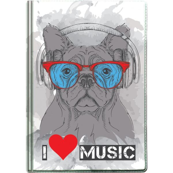 Обложка для паспорта DPSkanc Собака. Стандарт, пвх, рисунок