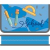 Пенал 1 отд., на молнии, 190*115*30 мм, лам. картон, вн. конгрев, ПЧЕЛКА Школа