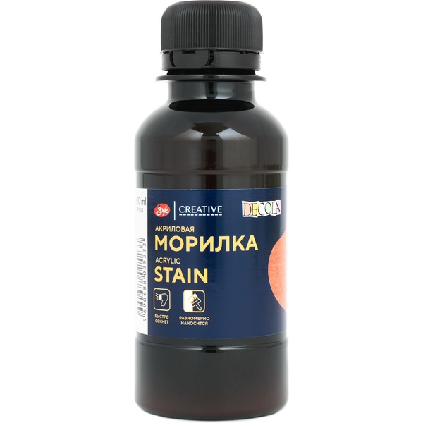 Морилка акриловая DECOLA Каштан, 120 мл Акция!