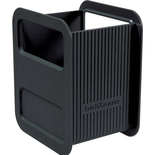 Органайзер для канцелярии ErichKrause Techno_Classic, пластиковый, 4 отд., черный