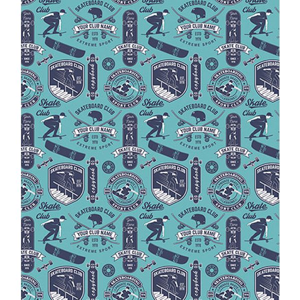 Тетрадь А5, клетка, 48 л., на скобе, 60 г/м² (70%), вд-лак, КТС-ПРО Паттерн