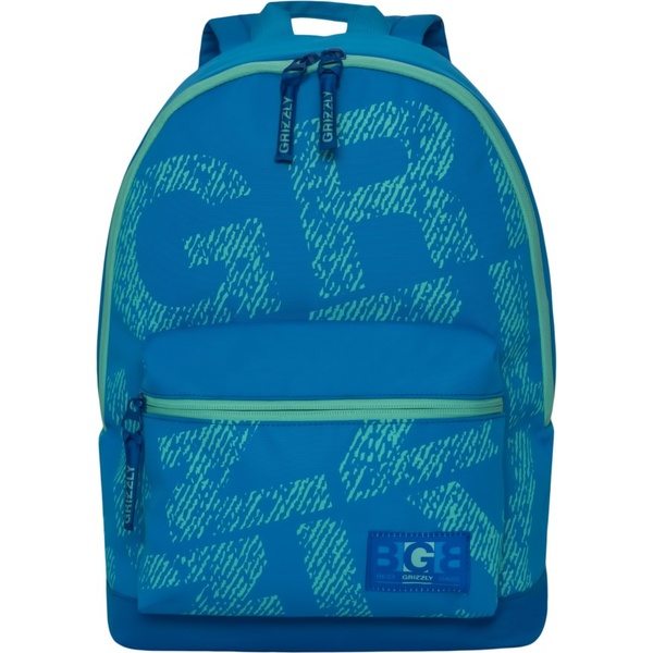 Рюкзак универсальный GRIZZLY Синий, 44*32*17 см, 20 л, 430 г, 1 отд., 2 карм., упл. спинка