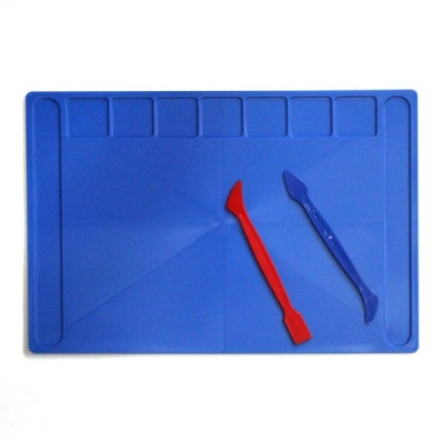 Доска для лепки А4 с ячейками + 2 стека, пластик, цв. ассорти, PROF-PRESS