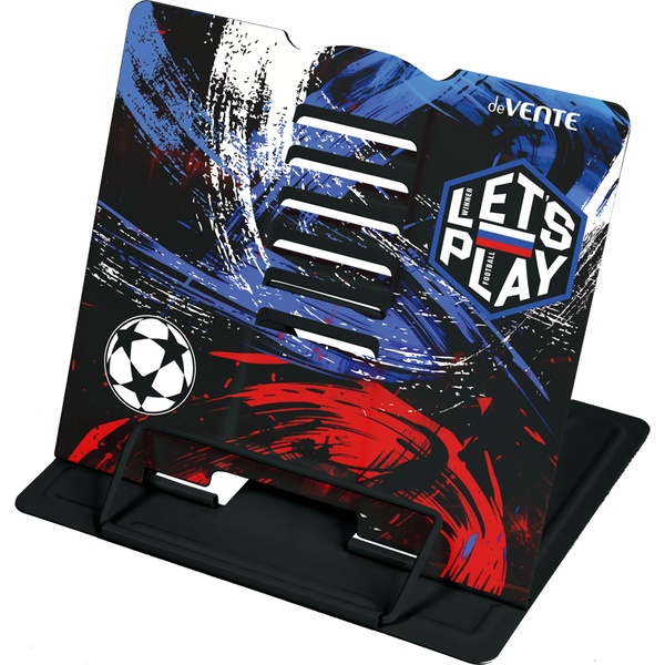 Подставка для книг металлическая deVENTE Football Winner, 200*190 мм, 430 г, противоскольз. ножки