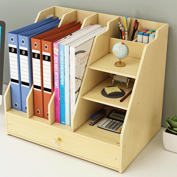 Органайзер-бюро deVENTE WoodFort, 326*239*291 мм, 9 отд., МДФ, береза Органайзер-бюро deVENTE WoodFort, 326*239*291 мм, 9 отд., МДФ, береза