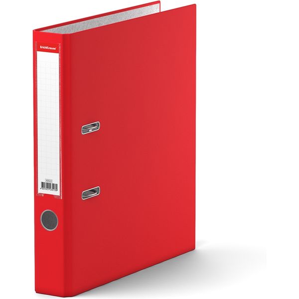 Папка–регистратор А4, 50 мм/350 л., бумвинил, т/карман, красная, ErichKrause Granite Акция!