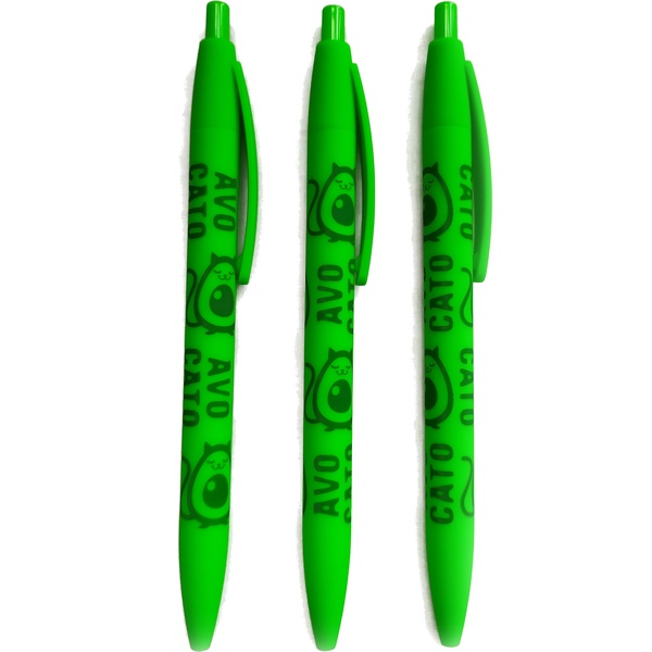 Ручка шариковая автомат., синяя, 0.7 мм, корпус slim, soft touch, CENTRUM Avokato