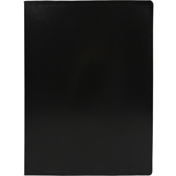 Папка с прижимным механизмом, А4, PP 500 мкм, "песок", 15 мм, Buro/ Черная