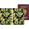 Обложка для паспорта deVENTE Avocado: иск. кожа, клапаны - ПВХ    Акция!