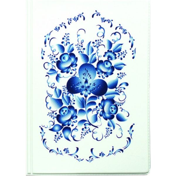 Обложка для паспорта экокожа, DPSkanc Твой стиль (гжель)