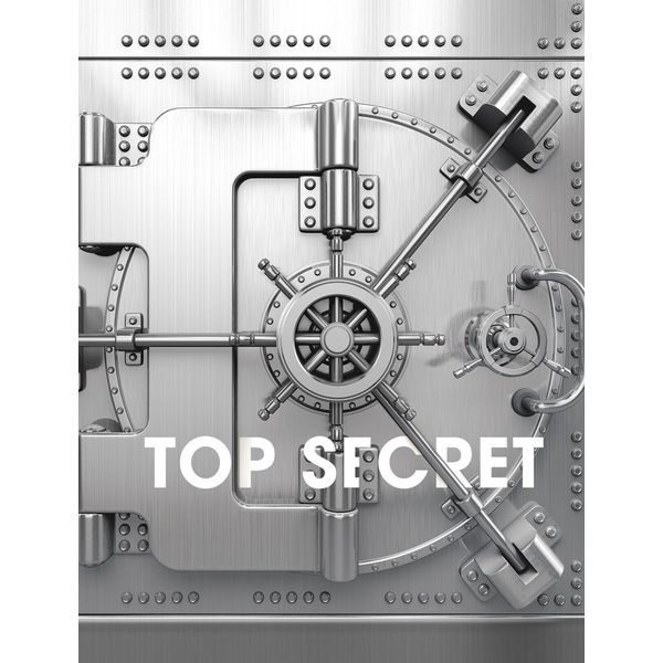 Блокнот на склейке А6, 40 л., клетка, 70 г/м², Listoff Top Secret