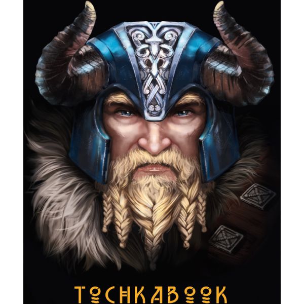 Блокнот-точкабук в твердом переплете А5+, 72 л., Prof-Press Medium. Викинг, резинка-ляссе Блокнот-точкабук в твердом переплете А5+, 72 л., Prof-Press Medium. Викинг, резинка-ляссе