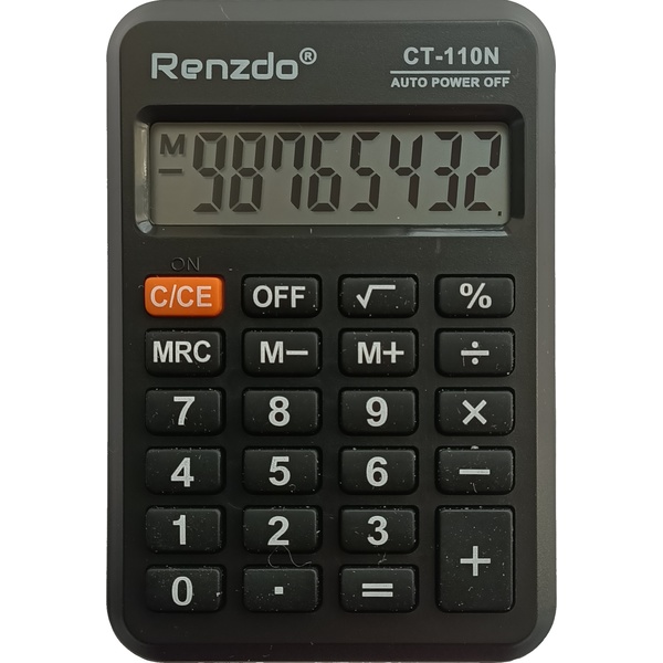 Калькулятор карманный NO NAME CT-100N, 8-разрядный,  90*60*12 мм