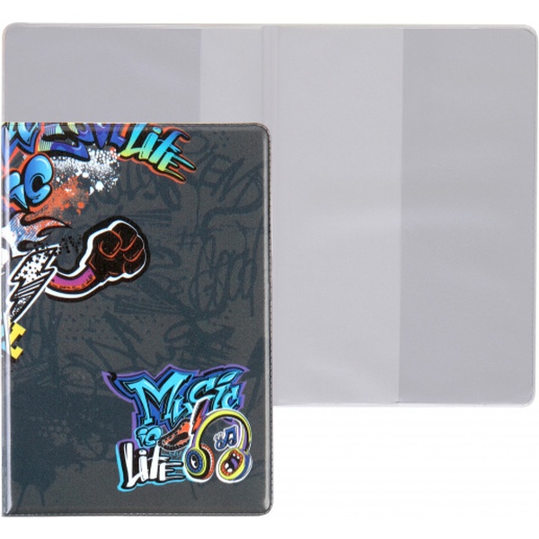 Обложка для паспорта PVC, KLERK Music Life  Акция!