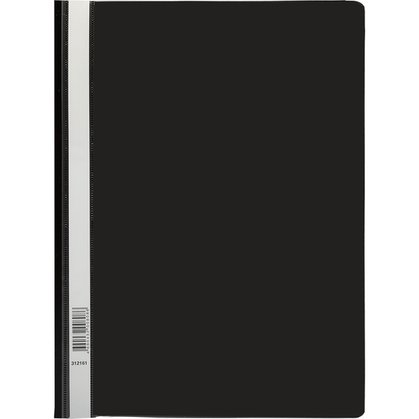 Папка-скоросшиватель А4, PP 120/160 мкм, "песок", цв.: черный, Expert Complete Classic