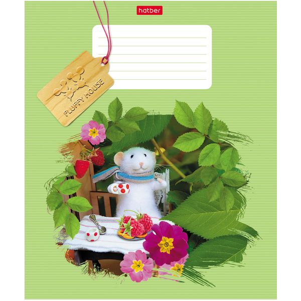 Тетрадь А5, линия, 18 л., на скобе, 60 г/м², Hatber Веселые мышата (акционный товар) Тетрадь А5, линия, 18 л., на скобе, 60 г/м², Hatber Веселые мышата (акционный товар)