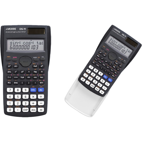 Калькулятор инженерный для ЕГЭ/ОГЭ deVENTE DS-11, 10+2-разряд., 240 функц. (непрограммируемый)