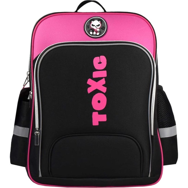 Рюкзак ученический ФЕНИКС+ Панда Токсик, 39*28*14 см, 592 г, 2 отд., эрг. спинка	  Акция!							