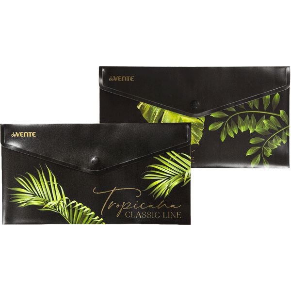 Папка-конверт на кнопке, Travel-size, PP 180 мкм, непрозрачная, deVENTE Tropicana_2 дизайна Папка-конверт на кнопке, Travel-size, PP 180 мкм, непрозрачная, deVENTE Tropicana_2 дизайна