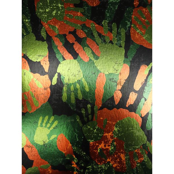 Тетрадь А5, клетка, 48 л., на скобе, 65 г/м², твин-лак, фольга, Collezione Море камуфляжа_2 дизайна