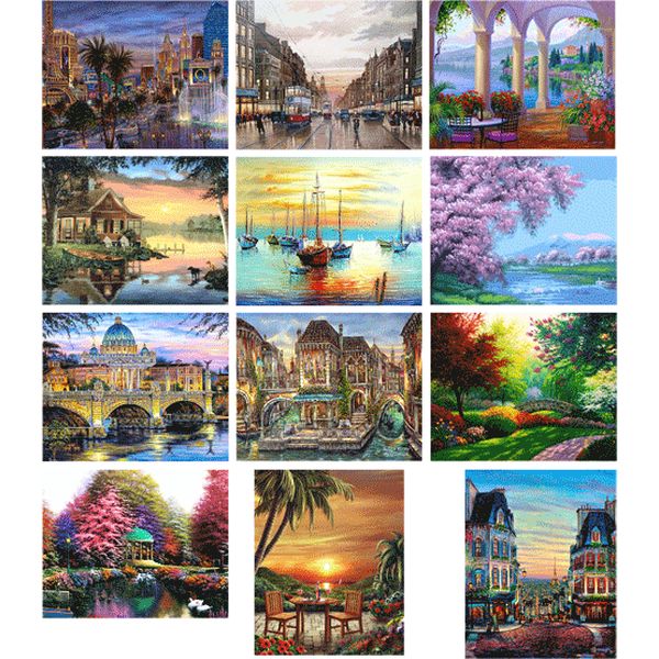 Алмазная живопись 40*50 см, холст, на подрамнике, полное заполн., deVENTE Landscapes_12 дизайнов Алмазная живопись 40*50 см, холст, на подрамнике, полное заполн., deVENTE Landscapes_12 дизайнов