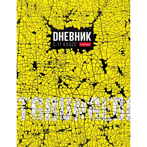 Дневник 5-11 класс, 48 л. (бел.), 65 г/м², 7БЦ, матов. лам., Hatber Яркий гранж
