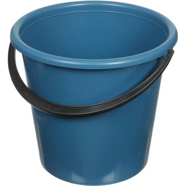 Ведро хозяйственное 10 л., без крышки, особопрочный пластмасс, ассорти, Илан-пласт