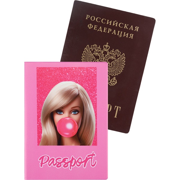 Обложка для паспорта PVC slim, MILAND Let's go party   Акция!