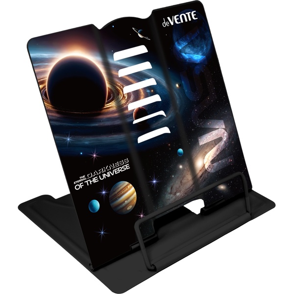 Подставка для книг металлическая deVENTE Darkness of the Universe, 154*152 мм, 235 г, прорезин. ножки