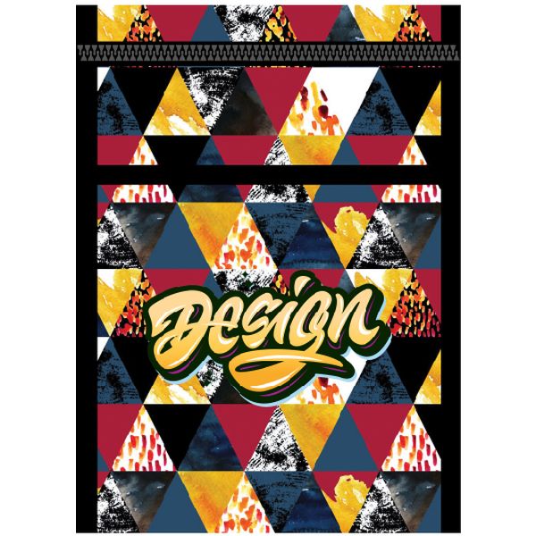 Кошелек-бумажник на молнии ПЧЕЛКА Треугольники, 20*9*4 см, текстильный, на длин. ремешке Акция!