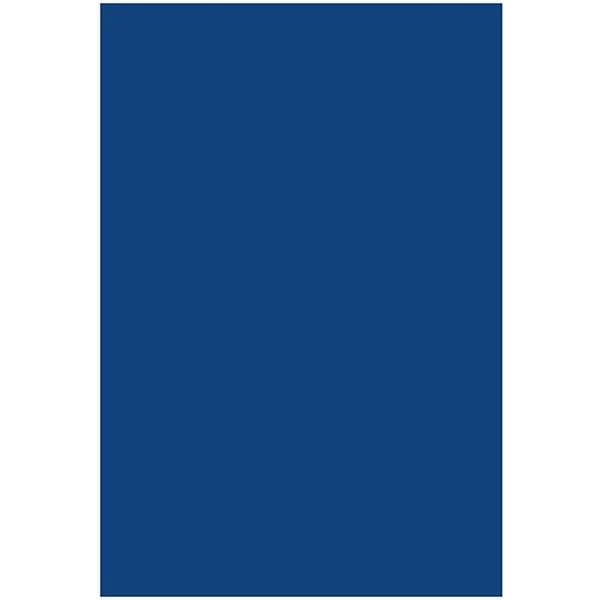 Блокнот на гребне А6, 50 л., клетка, 60 г/м², глянц. лам., PLANO_синий