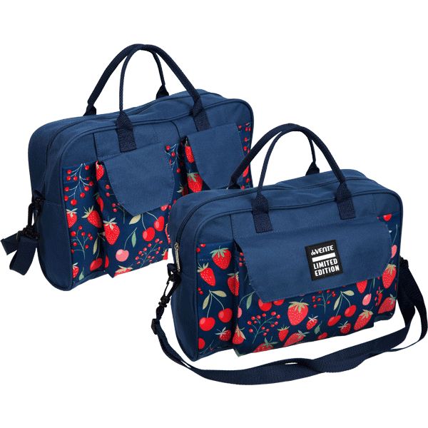 Сумка дорожная deVENTE Limited Edition. Strawberry, 35*28*10 см, 1 отд. на молнии, 3 н/кармана Сумка дорожная deVENTE Limited Edition. Strawberry, 35*28*10 см, 1 отд. на молнии, 3 н/кармана