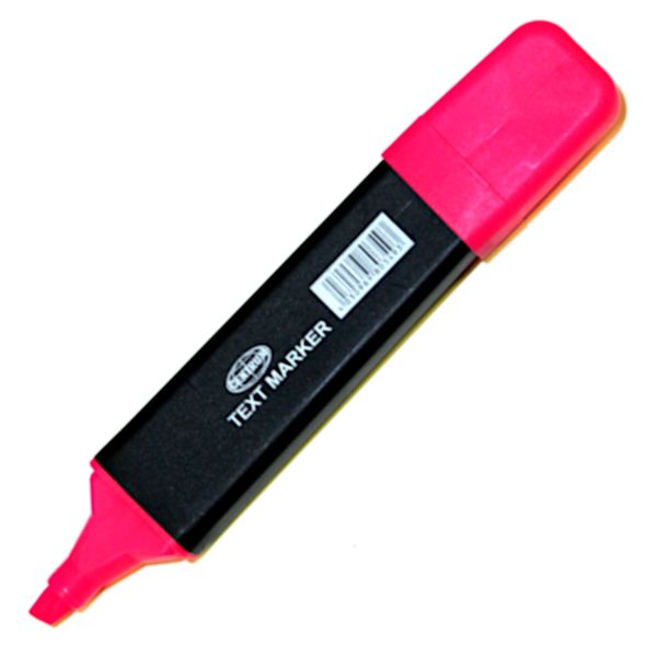 Текстмаркер розовый, неоновый, ШЛ 1-5 мм, н-к "клин", CENTRUM