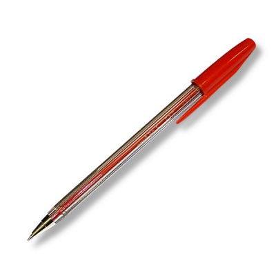 Ручка шариковая красная, 0.7 мм, узел Standard, шестигранная, грип, метал. н-к, UNI SA-S Fine Ручка шариковая красная, 0.7 мм, узел Standard, шестигранная, грип, метал. н-к, UNI SA-S Fine