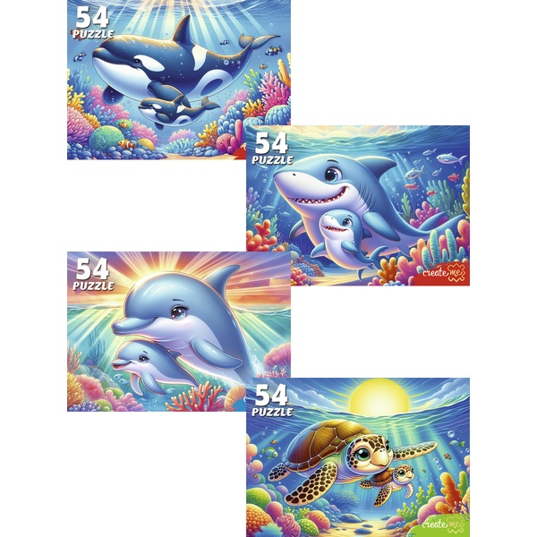 Пазл 54 элемента ПОДВОДНЫЙ МИР