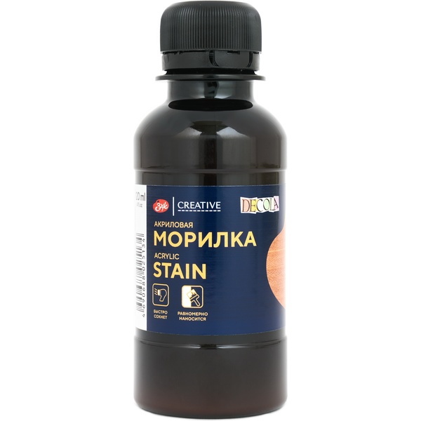 Морилка акриловая DECOLA Бук, 120 мл  Акция!