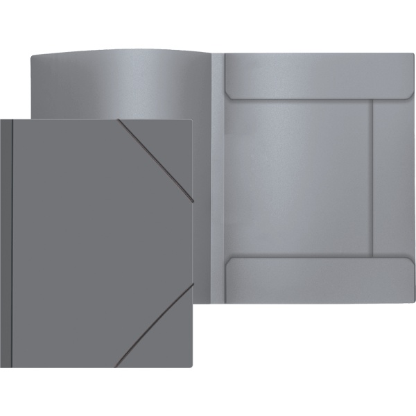 Папка на резинках, А4, PP 450 мкм, "песок", deVENTE Daily_серая Акция!